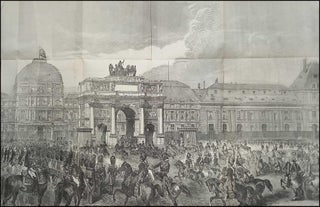 Queen Victoria at the Place du Carrousel, Tuileries. An original. PARIS.