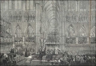 The Jubilee Thanksgiving Service in Westminster Abbey, June 21, 1887. QUEEN VICTORIA.