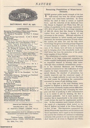 Item #364068 Bands in the Absorption Spectrum of Mercury by Lord Rayleigh, F.R.S., pp778 in...