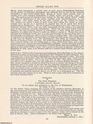 1100 Obscure Points. The Bibliographies of 25 English and 21 American Authors. Limited Edition. Published by Ulysses Bookshop 1931.