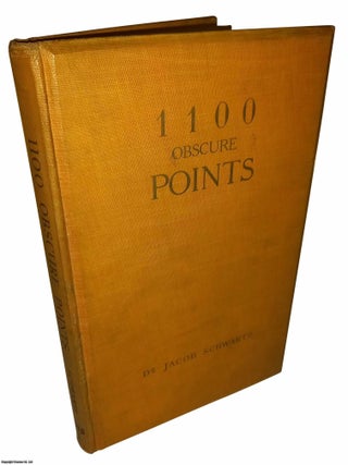 1100 Obscure Points. The Bibliographies of 25 English and 21 American Authors. Limited Edition. Published by Ulysses Bookshop 1931.