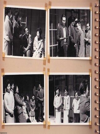 Japan, Shionoe onsen area, near Takamatsu City, and Mt. Yashima, 1960-61 : 64 Original Black & White Real Photographs, all contained in an album. A couple of the pages have hand written notes in Japanese at the top. This appears to have been an unnamed company outing to the Shionoe onsen area, near Takamatsu City, and Mt. Yashima.