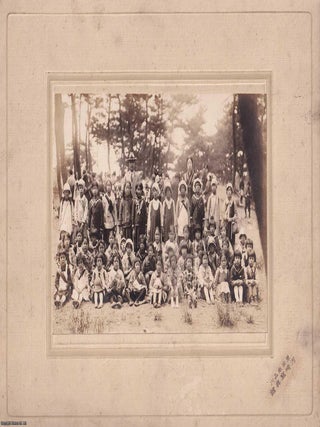 Japanese : Tokyo South Shinagawa. Single real photograph, of a large group of around 50 children and 2 adults.