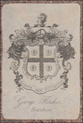 Item #364164 Decorative Bookplate. George Fletcher, Scarboro. Undated, but from the design likely...