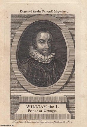 Item #364230 Memoirs of William the First, Prince of Orange. An original engraving, accompanied...