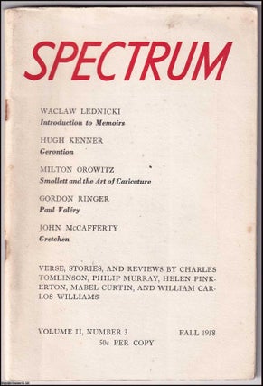Item #364312 Spectrum Volume 2, Number 3, Fall 1958; Contributors include John McCafferty, Gordon...