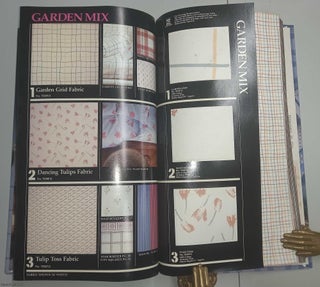Wallpapers, Borders, & Fabrics. The American Design Movement : City Metallics, Marbles, Granites & Country Plaids, Stripes, and Flowers. A book of samples by Imperial Guaranteed Wallcoverings, c. 1986.