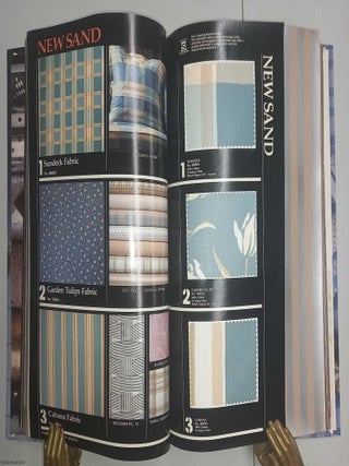Wallpapers, Borders, & Fabrics. The American Design Movement : City Metallics, Marbles, Granites & Country Plaids, Stripes, and Flowers. A book of samples by Imperial Guaranteed Wallcoverings, c. 1986.