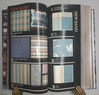 Wallpapers, Borders, & Fabrics. The American Design Movement : City Metallics, Marbles, Granites & Country Plaids, Stripes, and Flowers. A book of samples by Imperial Guaranteed Wallcoverings, c. 1986.