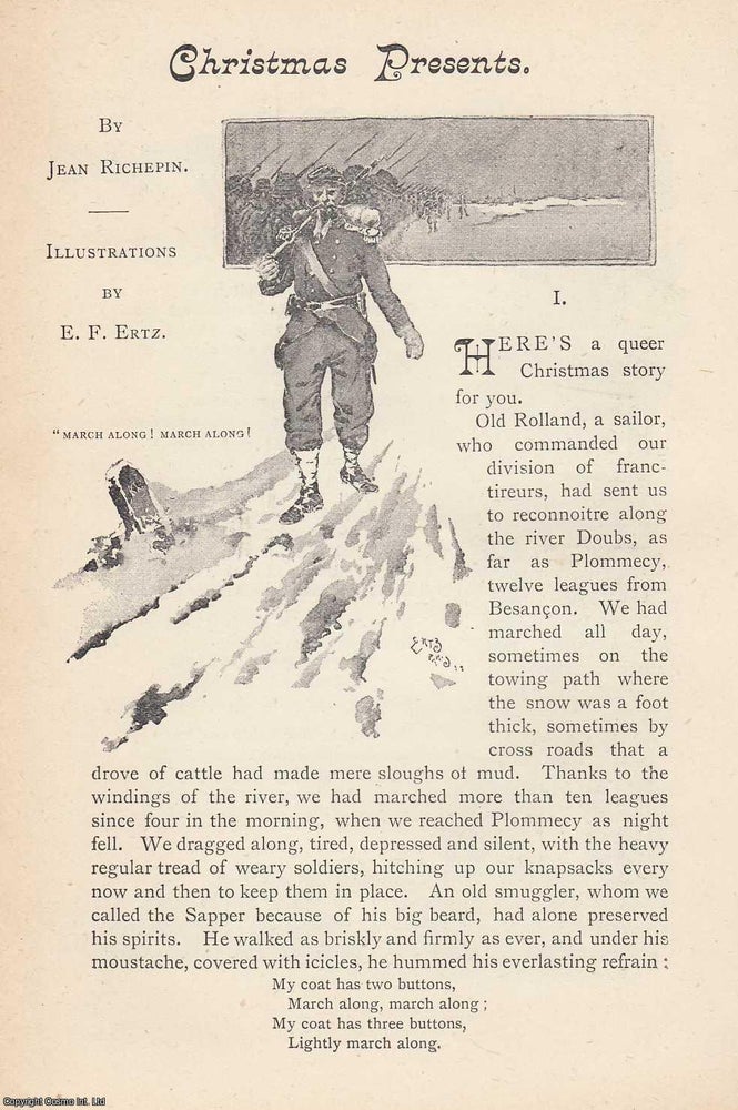 Item #364480 Christmas Presents. 9 pages & 6 illustrations. An article printed in 1893,...