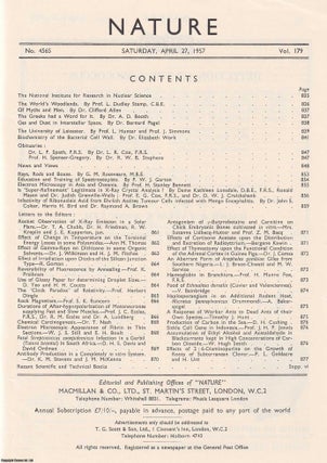 Item #364509 The National Institute for Research in Nuclear Science (part 1), in Nature, Volume...