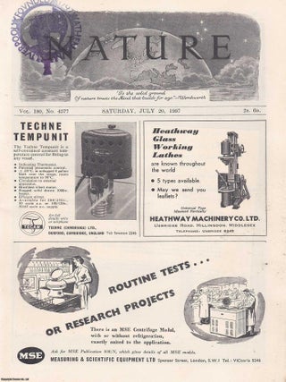 The Mullard Radio Astronomy Observatory, Cambridge, by M. Ryle, F.R.S., in Nature, Volume 180, Number 4577. Nature, A Weekly Journal of Science. Saturday, July 20th, 1957.