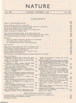 Item #364528 Materials for Nuclear Engineering, by Dr. T.E. Allibone, F.R.S., in Nature, Volume...