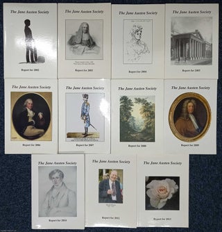 The Jane Austen Society. A collection of 11 reports, from. LITERARY SOCIETY.