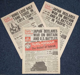 Item #364568 Pearl Harbour and The Relief of Tobruk. 2 Facsimile Souvenir Issues of the Daily...
