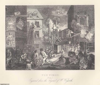 Item #364582 William Hogarth : The Times, plate 1; the entire political scene of the era of...
