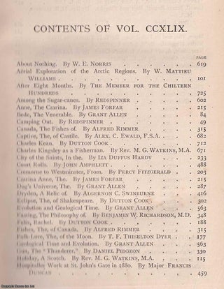 Item #364616 The Gentleman's Magazine. July-December 1880, Volume CCXLIX (v.249). See pictures...