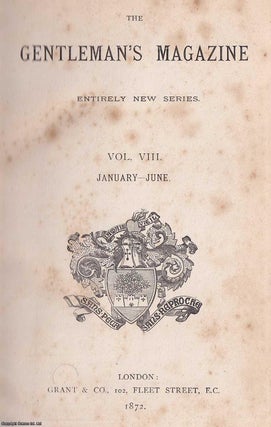 Item #364626 The Gentleman's Magazine. Volume VIII, January-June 1874. Entirely New Series. See...