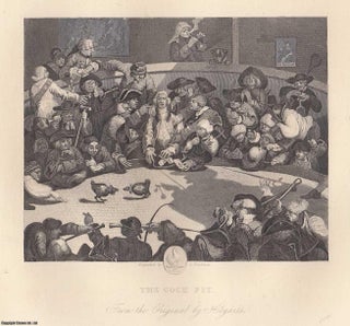 Item #364633 William Hogarth : The Cockpit. A motley group of peers, pickpockets, butchers,...