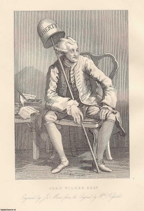 Item #364645 William Hogarth : John Wilkes, English radical journalist and politician. Steel...
