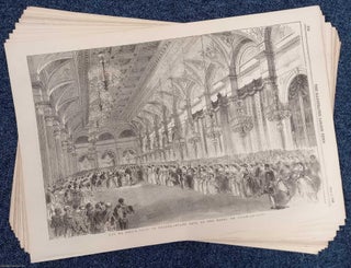 Queen Victoria and Prince Albert's State Visit to France 1855. A rare, original print from The Illustrated London News, carefully removed and preserved : an important artifact of journalism's golden age!