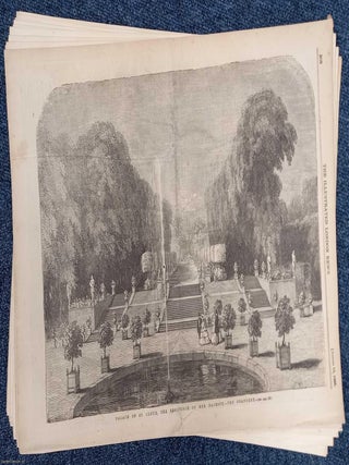 Queen Victoria and Prince Albert's State Visit to France 1855. A rare, original print from The Illustrated London News, carefully removed and preserved : an important artifact of journalism's golden age!