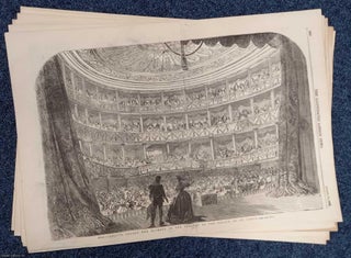 Queen Victoria and Prince Albert's State Visit to France 1855. A rare, original print from The Illustrated London News, carefully removed and preserved : an important artifact of journalism's golden age!
