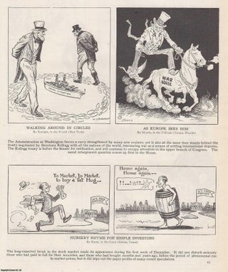 1929 Cartoons of the Month : A collection of political. Albert Shaw.