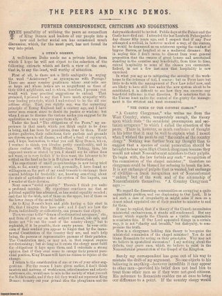 The Wealth of King Demos Reconsidered: A Study in National Waste and Public Responsibility. Edited by W.T. Stead, 1893.