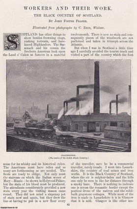 Item #365035 The Black Country of Scotland. Coatbridge Steel Industry. Workers and Their Work....