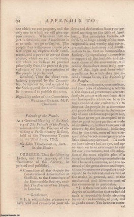 Pieces on Joseph Priestley, the Birmingham Riots, the London Corresponding Society, and the French National Convention from the Annual Register for 1791 and 1792.