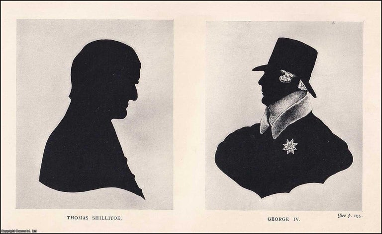 Item #365554 Quakers: George IV and Thomas Shillitoe. An original article from the Journal of the...