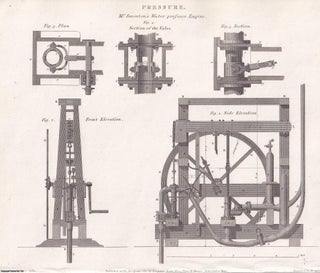 1818. Pneumatics. 19 original plates: Aerostation (ballooning); Air Pumps and Experiments on Air; Barometers; Condensers, Pyrmont Water; Thermometers, Ventilation, etc. From Abraham Rees' Cyclopaedia, or Universal Dictionary of Arts, Sciences, and Literature.
