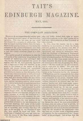 Item #365732 The Corn-Law Agitation. An original article from Tait's Edinburgh Magazine, 1840....