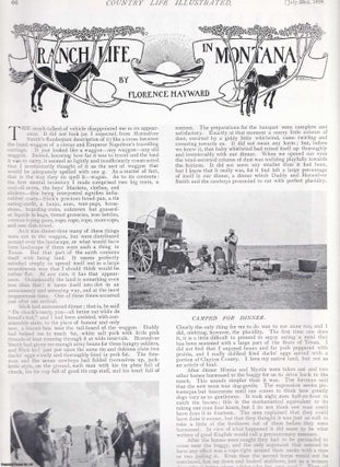 Ranch Life in Montana for a Woman. An original article. Florence Hayward.