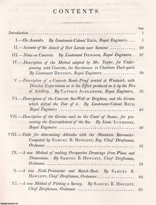 Corps of Royal Engineers, 1837. Papers on Subjects connected with the Duties of the Corps of Royal Engineers, 1837. Published & Printed by J. Barker 1837.