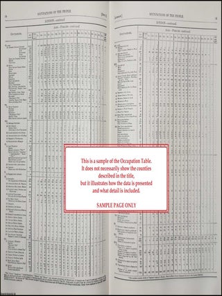 1851 Devonshire, Cornwall, Somersetshire, Wiltshire, & Dorsetshire. Population Tables: Ages, Civil Condition, Occupations, & Birth-Place of the People: with the Numbers and Ages of the Blind, the Deaf and Dumb, and the Inmates of Workhouses, Prisons, Lunatic Asylums, and Hospitals. Census of Great Britain 1851.