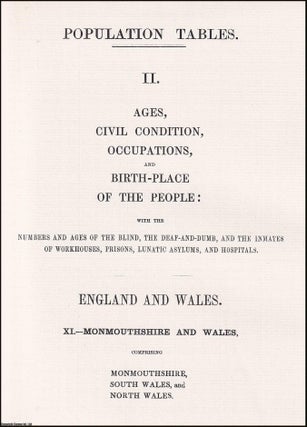 Item #366226 1851 Monmouthshire and Wales, comprising Monmouthshire, South Wales and North Wales....