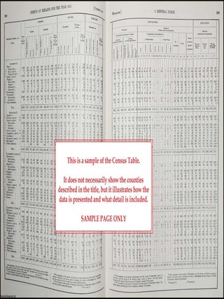 Census of Ireland 1851. City of Cork; General Table, Table of House-Accommodation, Table of Marriage, Table of Persons who speak Irish, Table of Occupations.