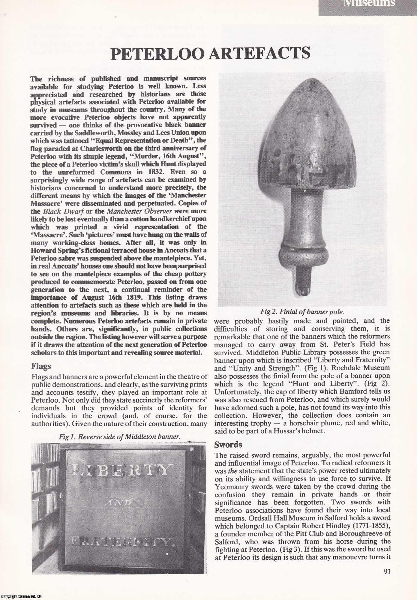 Peterloo Massacre : Peterloo Artefacts. An original article from ...