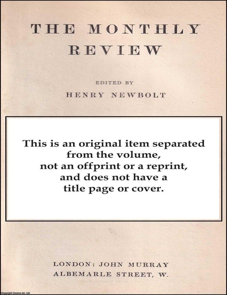 Item #366791 A Critical Study of the Scenes from the Life of Christ, in the North Transept of the...
