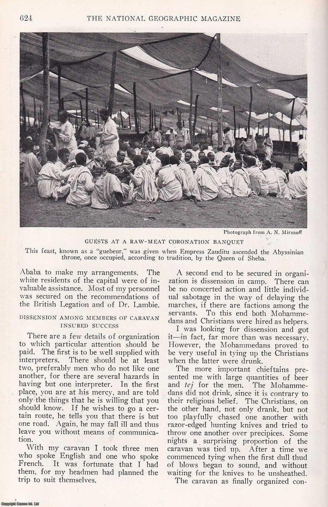 Item #366854 A Caravan Journey Through Abyssinia. From Addis Abada through Lalibela, the Strange...