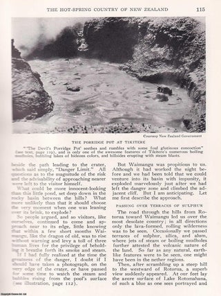 Waimangu and The Hot-Spring Country of New Zealand: The World's Greatest Geyser is One of Many Natural Wonders in a Land of Inferno and Vernal Paradise. An original article from the National Geographic Magazine, 1925.