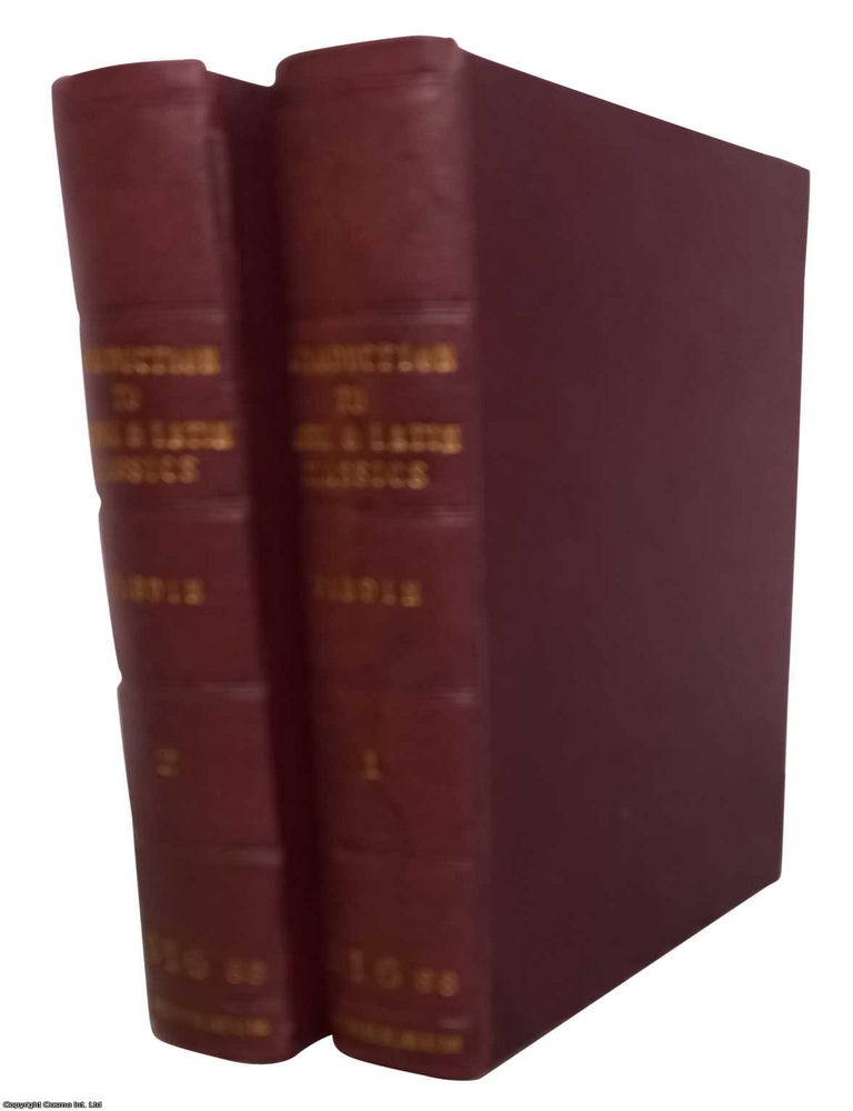 Item #366900 Thomas Frognall Dibdin : An Introduction to the Knowledge of Rare and Valuable Editions of the Greek and Latin Classics; Including an Account of Polyglot Bibles. 2 Volumes. Third Edition, with additional Authors, and Biographical Notices (chiefly of English Editors). CLASSIC LITERATURE BIBLIOGRAPHY.