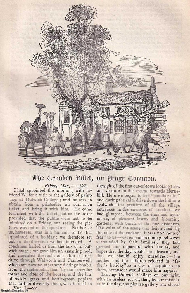 Item #367349 The Crooked Billet, on Penge Common. An original article from Hone's Every Day...