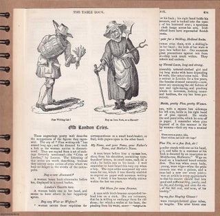 Scrapbook featuring William Hone's Every Day Book and Table Book, c. 1827. A modern scrapbook, featuring numerous woodcuts and short articles from this uncommon Dublin published newspaper.