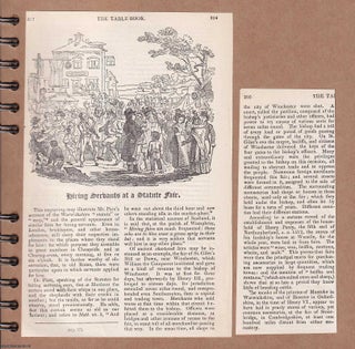 Scrapbook featuring William Hone's Every Day Book and Table Book, c. 1827. A modern scrapbook, featuring numerous woodcuts and short articles from this uncommon Dublin published newspaper.