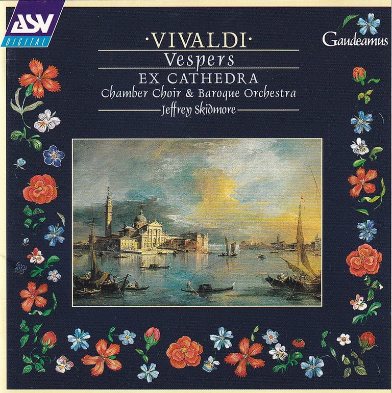 Item #367786 Antonio Vivaldi : Vespers. A sequence of Music for Vespers. Ex Cathedra Chamber...