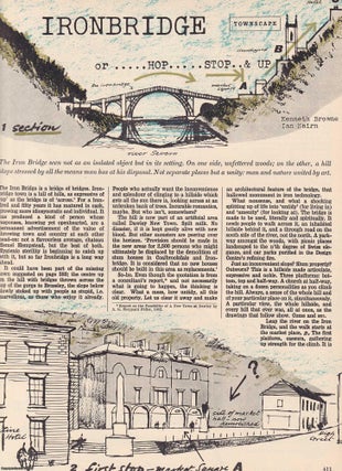 Item #367842 Ironbridge Townscape, by Kenneth Browne & Ian Nairn. This is an original article...