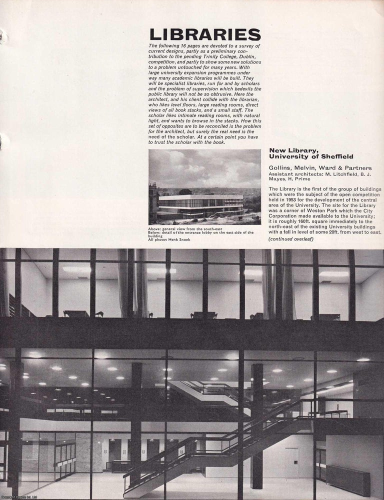 Libraries. Designs to illustrate the challenges in designing new ...